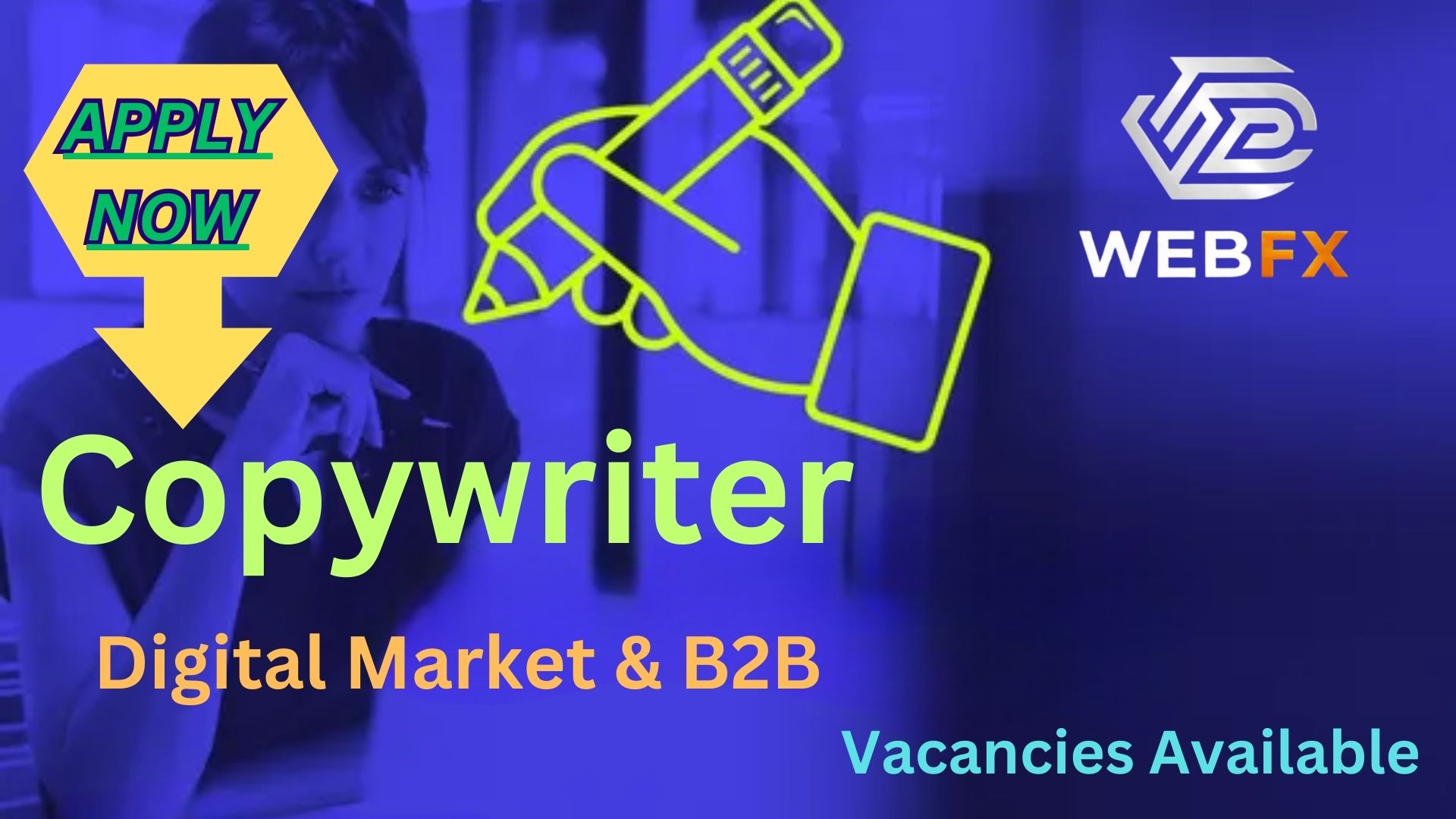 Copywriter (Digital Marketing & B2B) | WebFX | Captivating Job Vacancies | South Africa | 2024