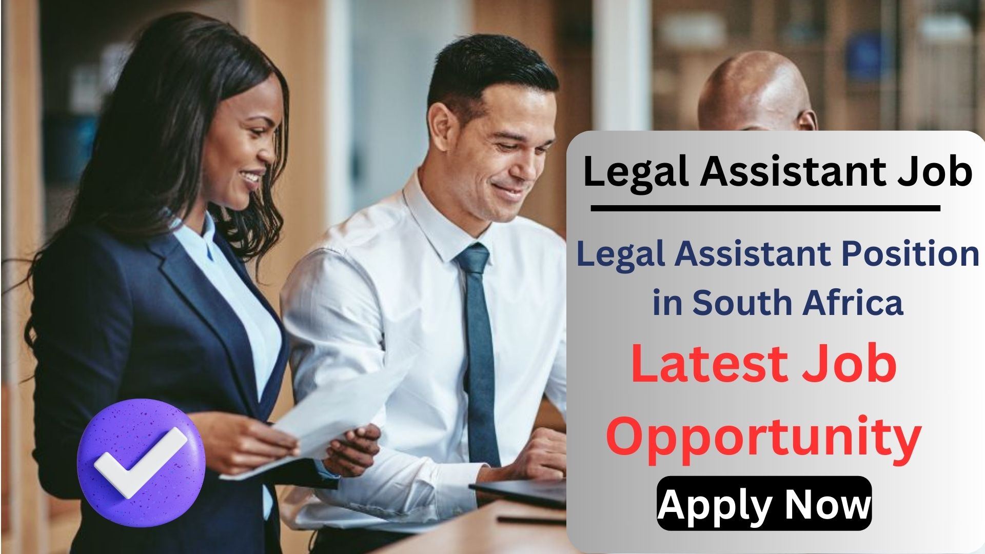 Legal Assistant Job - South Africa | Apply Fast Now!