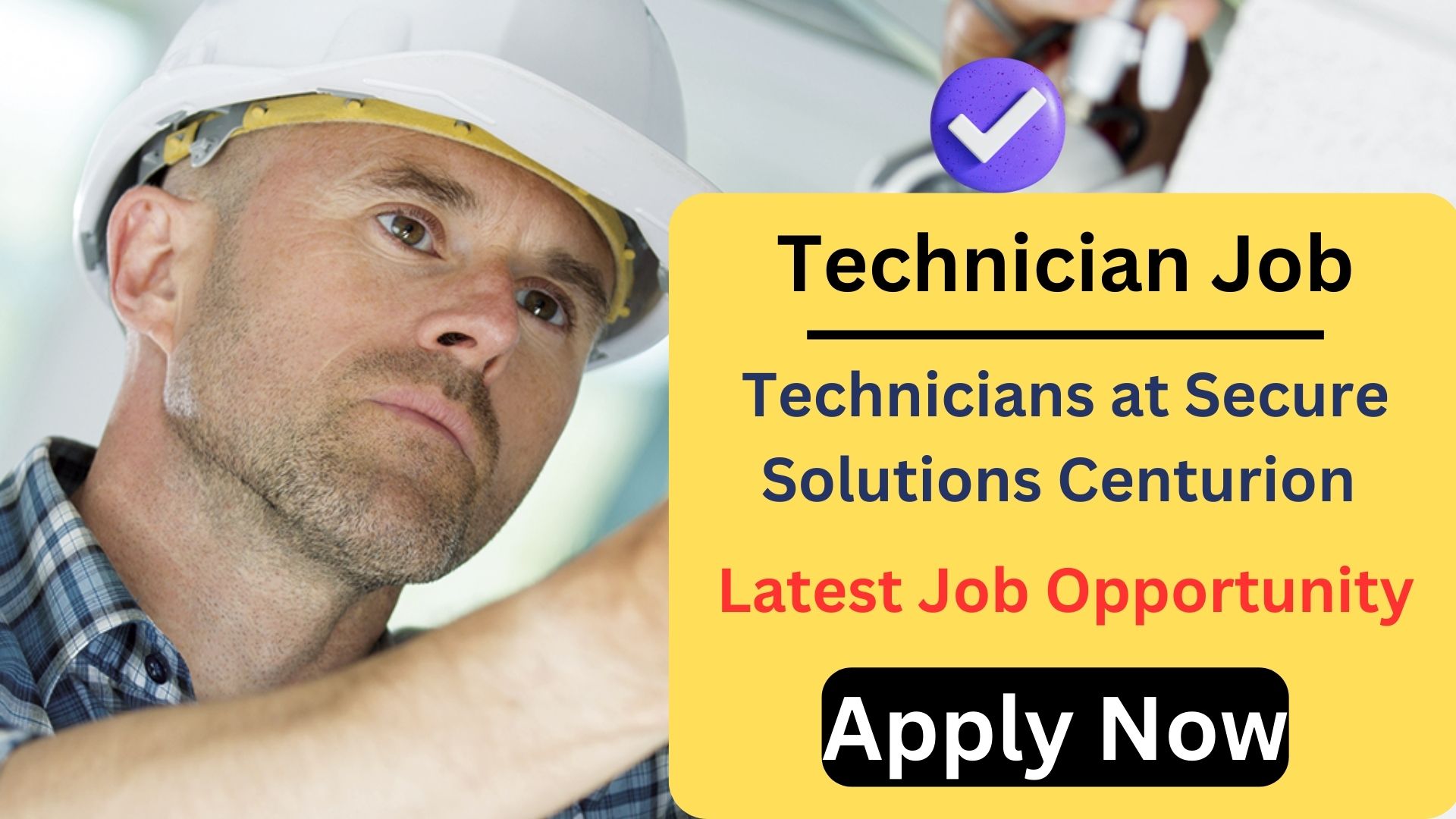 Technician Job At Secure Solutions | Head Office, Centurion