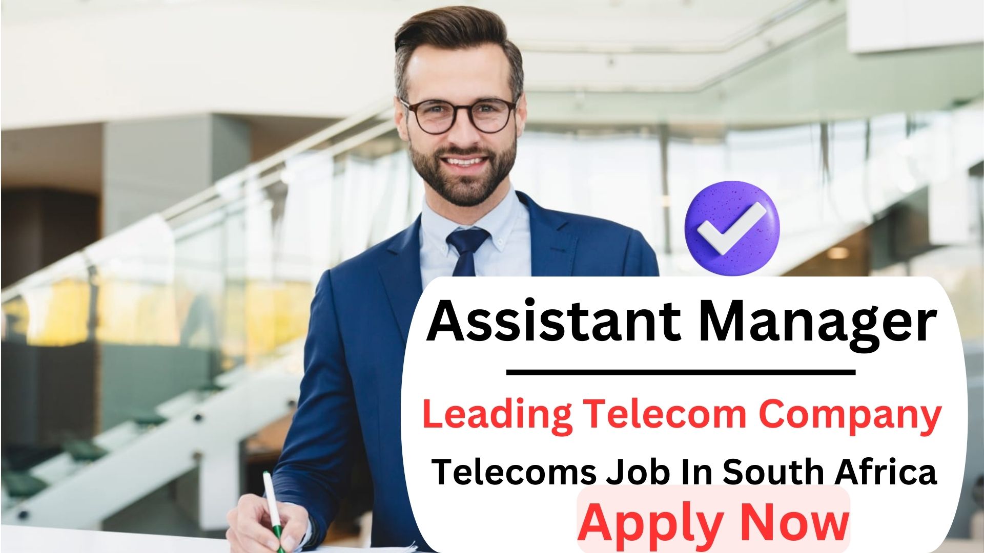 Assistant Manager Operations Job - Telecoms InSouth Africa