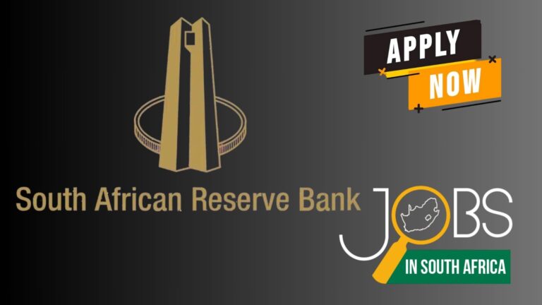 Careers X7 SARB Vacancies (South African Reserve Bank)  2024 – Apply Banking Job Opportunities at @www.resbank.co.za